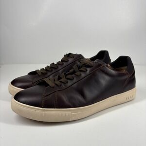 CLAE Bradley Essentials Men's US 10.5 Brown Leather Minimalist Casual Sneakers